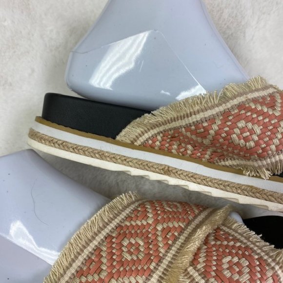 BP. Booker‎ Boho Fringe Slide Sandals, size 8 - Picture 8 of 15